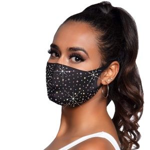Leg Avenue 3D Naya Rhinestone Reusable Face Mask